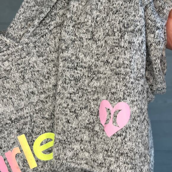 Girls' Hurley soft & light Hacci knit pullover hoodie Size Small (7) - Picture 4 of 6